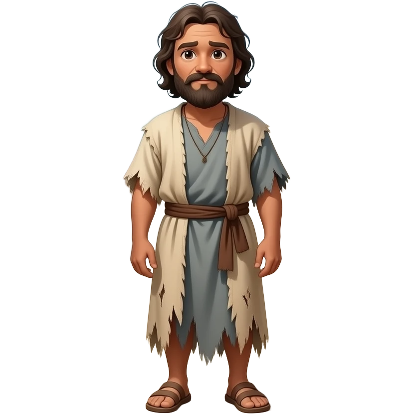 A poor man from Bible times emoji