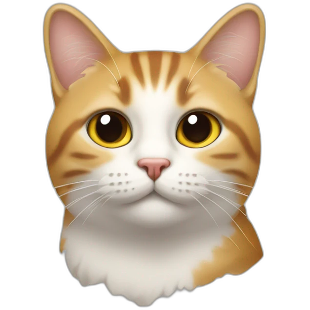 Caca sur un chat emoji