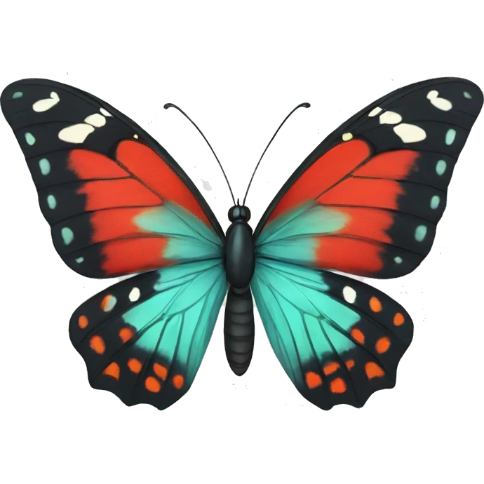 mariposa roja emoji