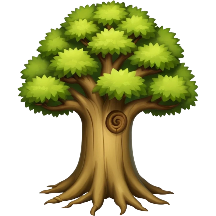 old tree  emoji