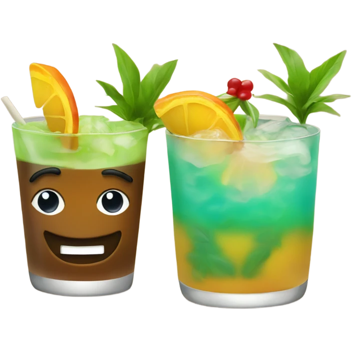 Mai Tai with a two emoji
