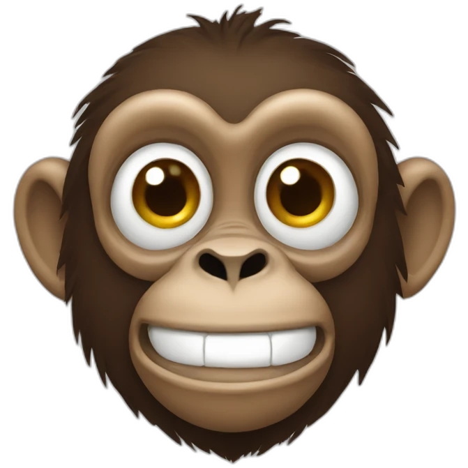 silly monkey emoji