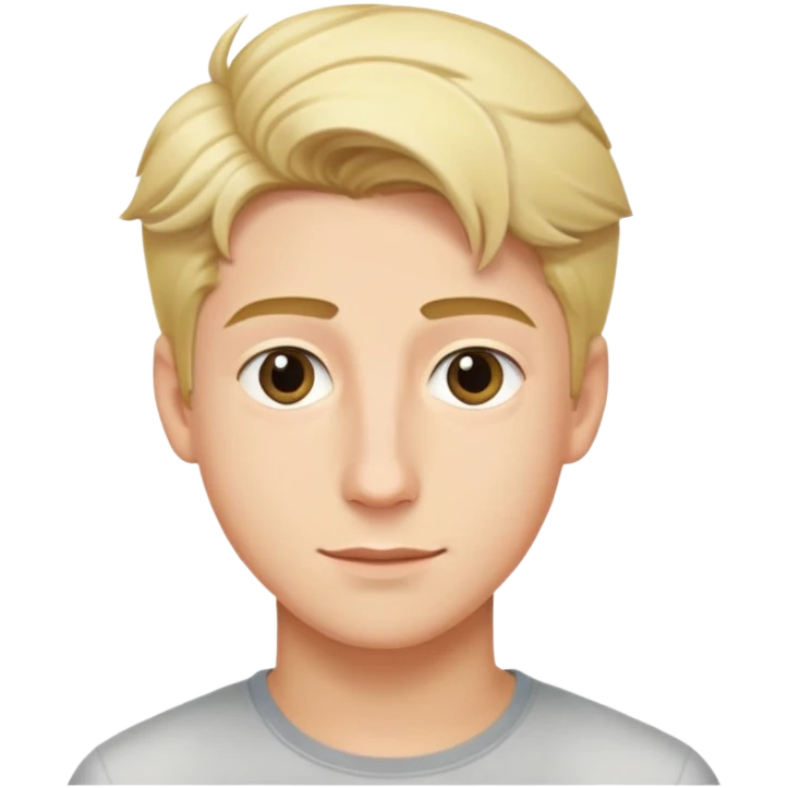 Milo Manheim, young male actor with blonde hair emoji