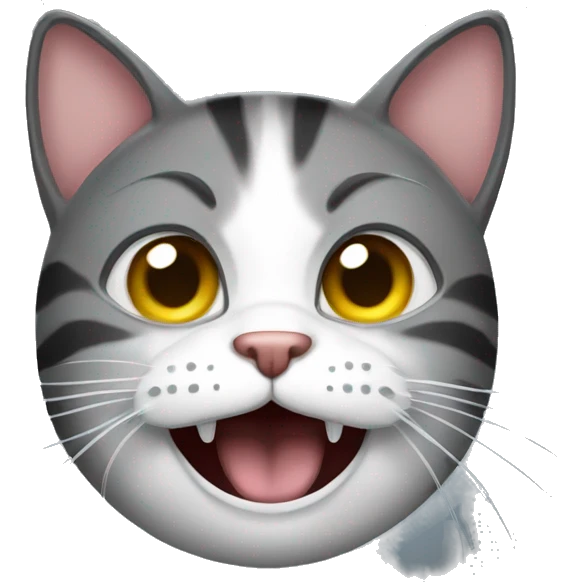 Swearing cat emoji