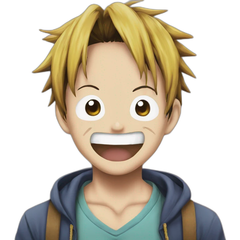 Luffy X naruro emoji