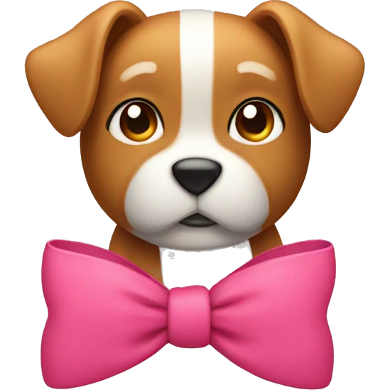 Emoji with bow emoji
