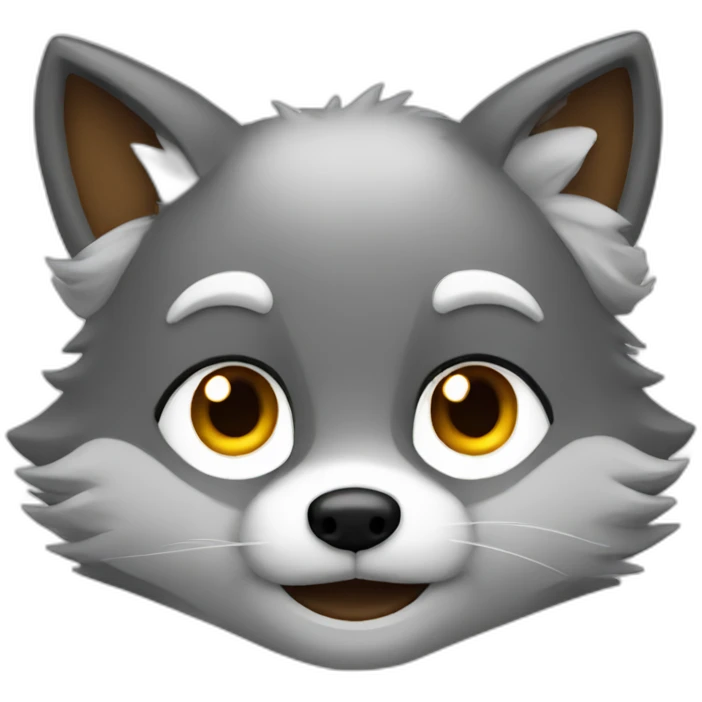 silver fox emoji