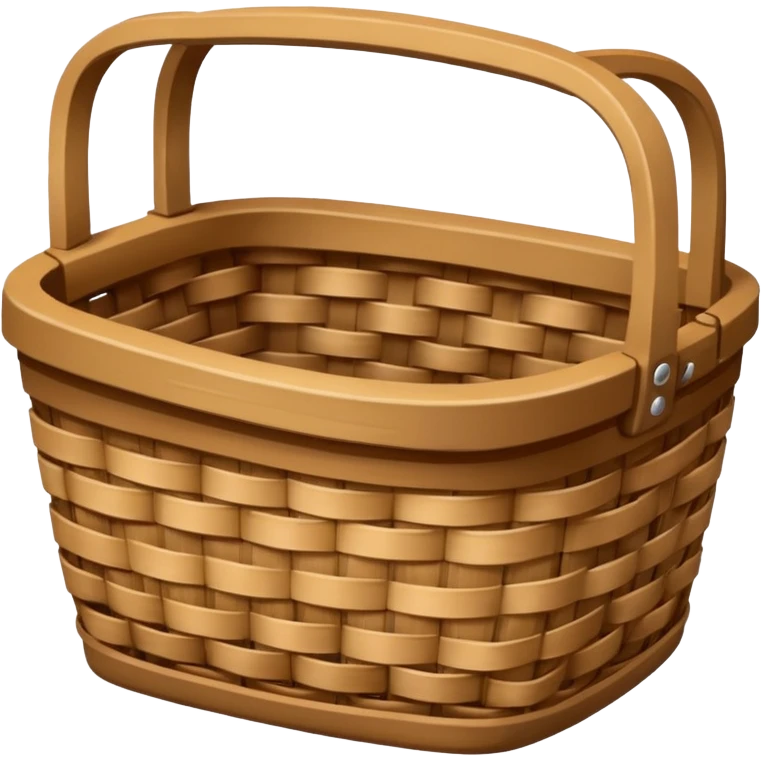 empty wicker basket emoji