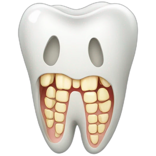 Human teeth  emoji