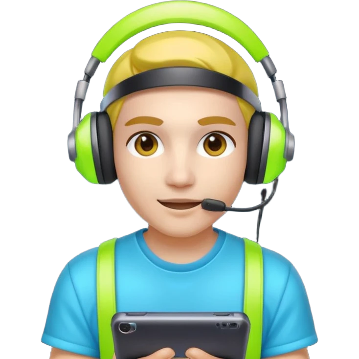 Neon Visor Gamers emoji