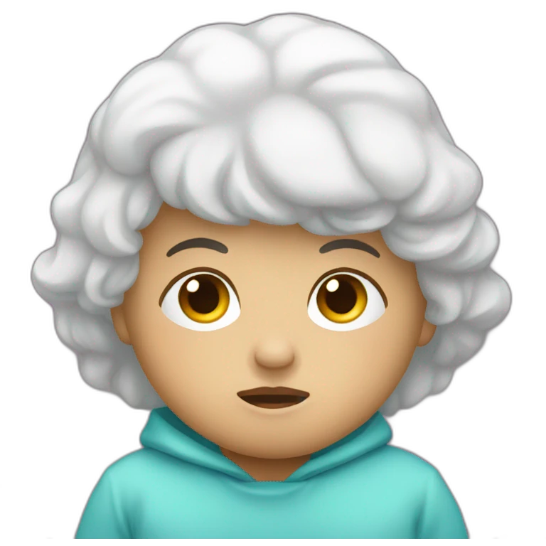 Bébé qui pleure emoji