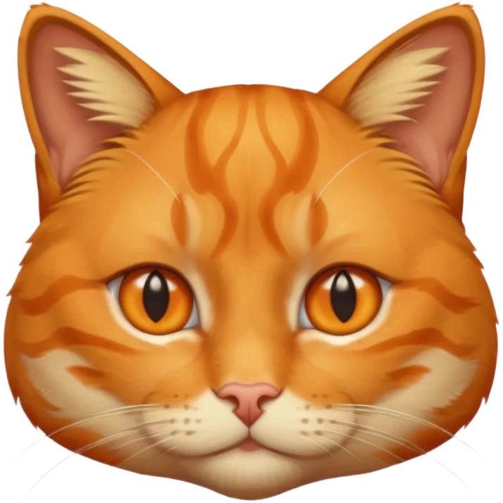 orange cat missing his right eye emoji