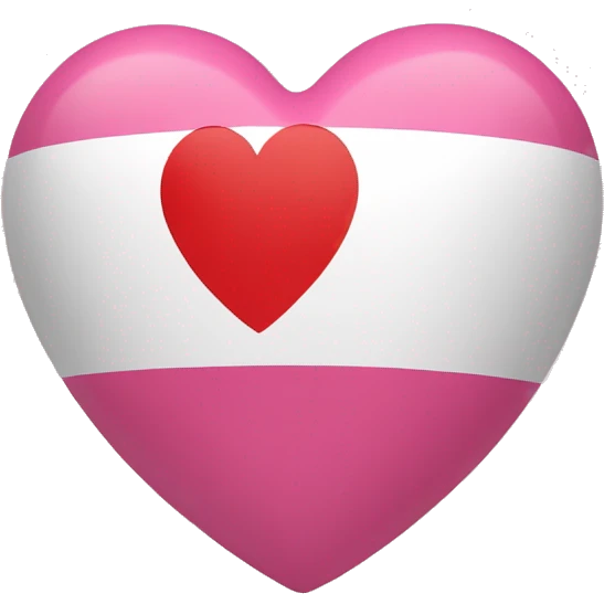 Pink Heart with Ivis name inside and Peru flag emoji