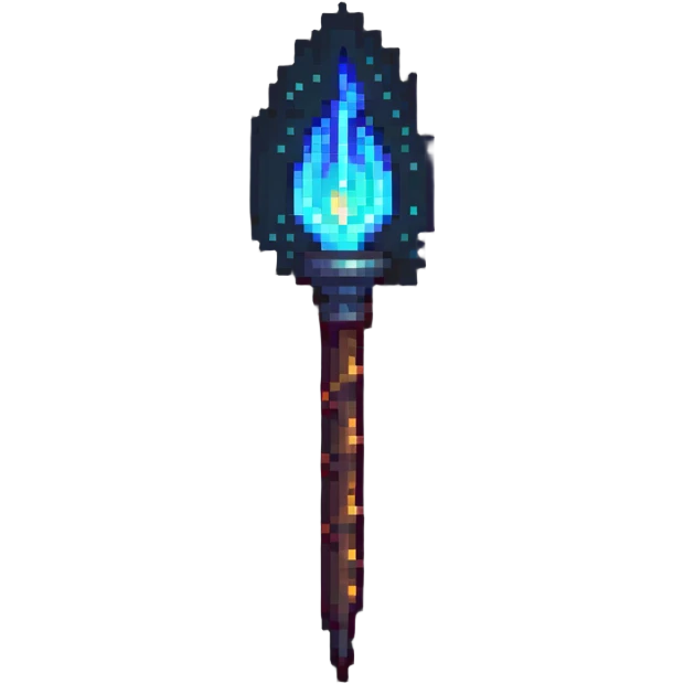 wizard wand with glowing tip emoji