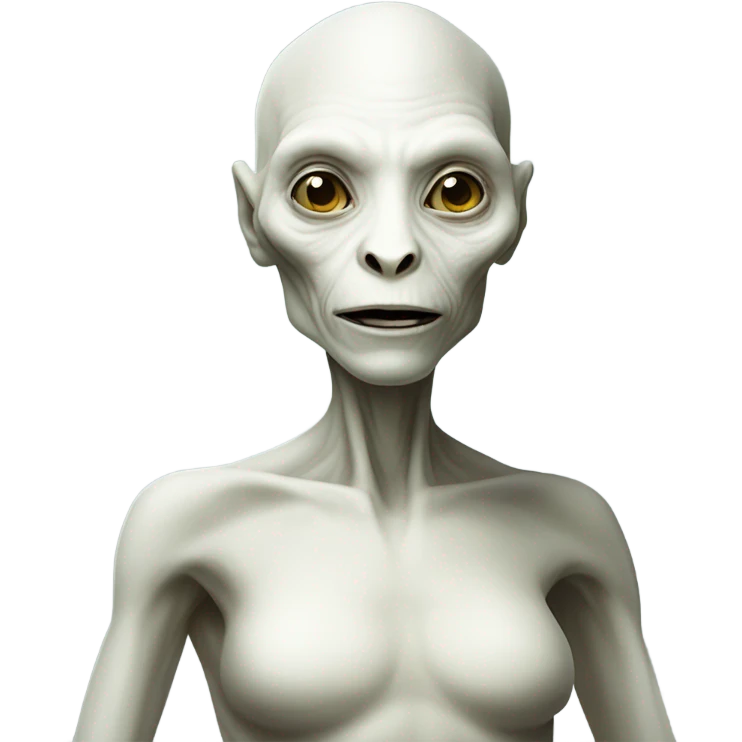 a Reptilian alien white woman, full body emoji