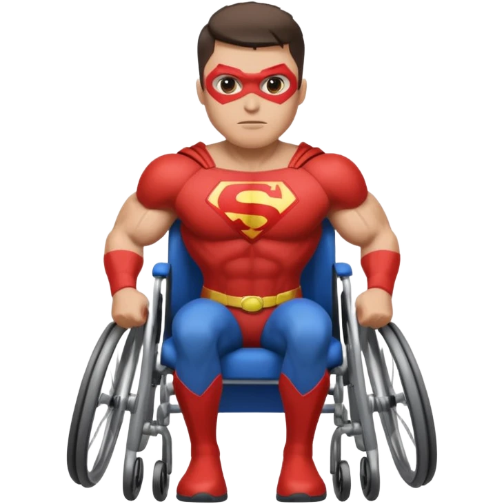 superhero  on wheelchair  emoji