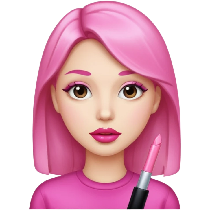 Whose pink lip gloss emoji
