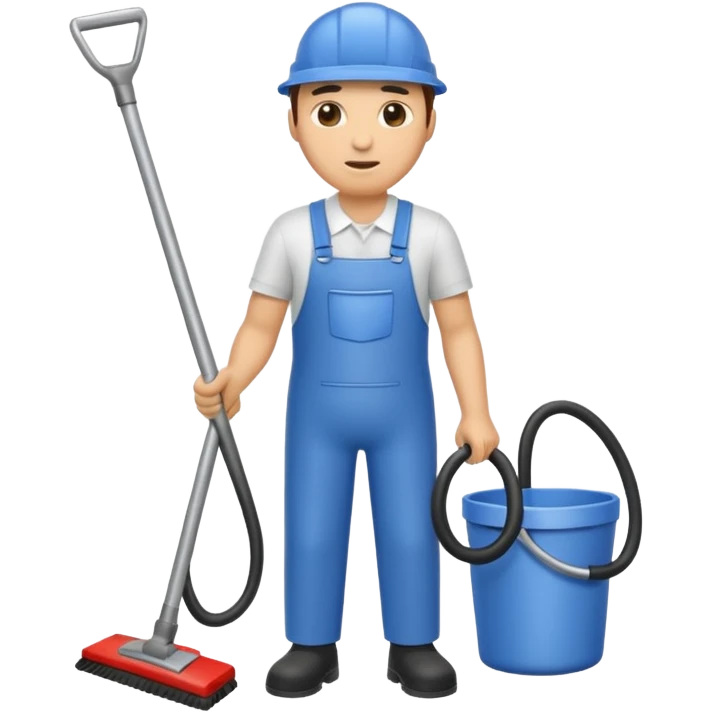 man cleaner emoji
