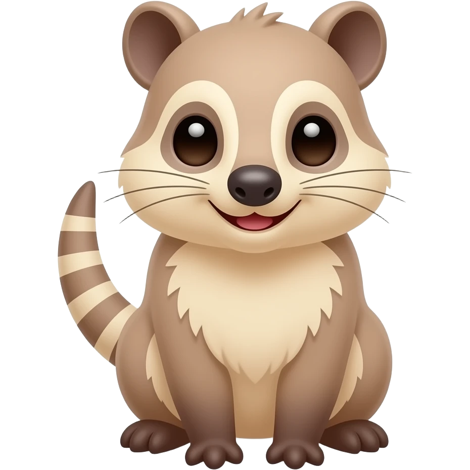 Cartoon 2d numbat emoji