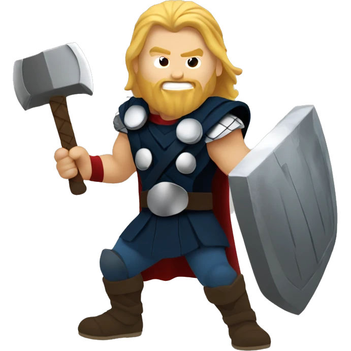 Thor with axe emoji