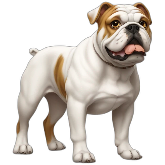 Bulldog in Gaulish style emoji