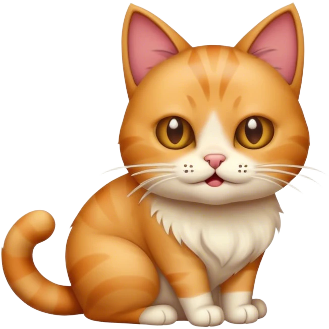Cat pooping emoji