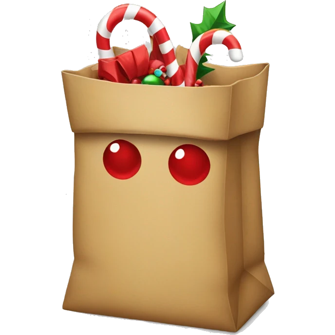 Christmas bag emoji
