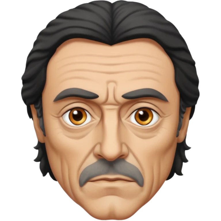Ian McShane with grey eyes emoji