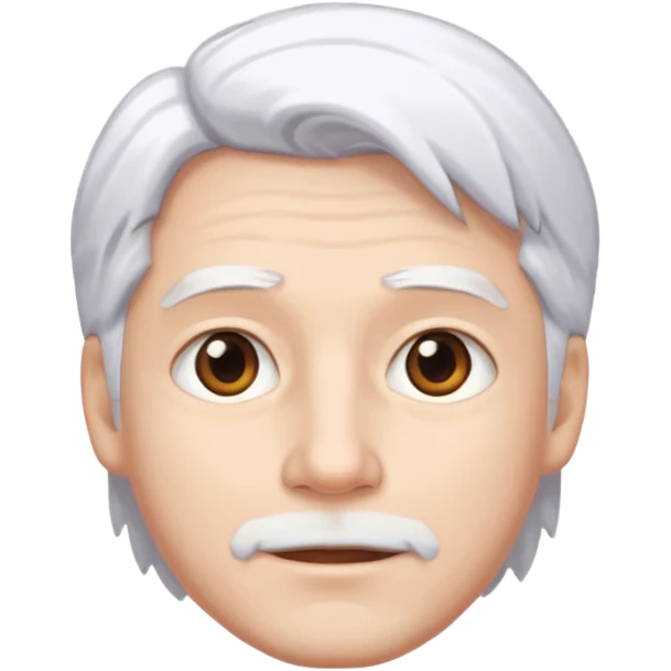 make him white hairs emoji