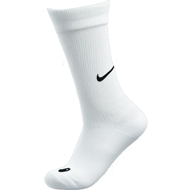 white nike socks emoji