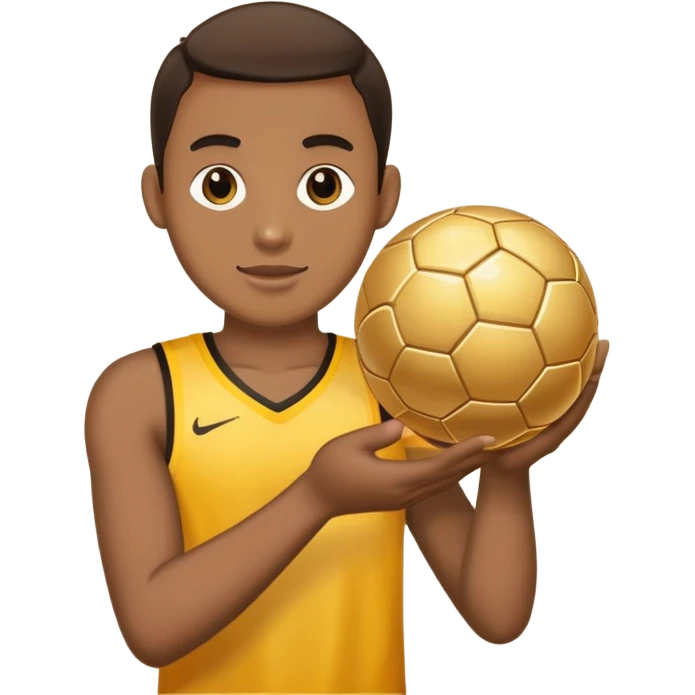 Lamine Yamal with Golden ball emoji