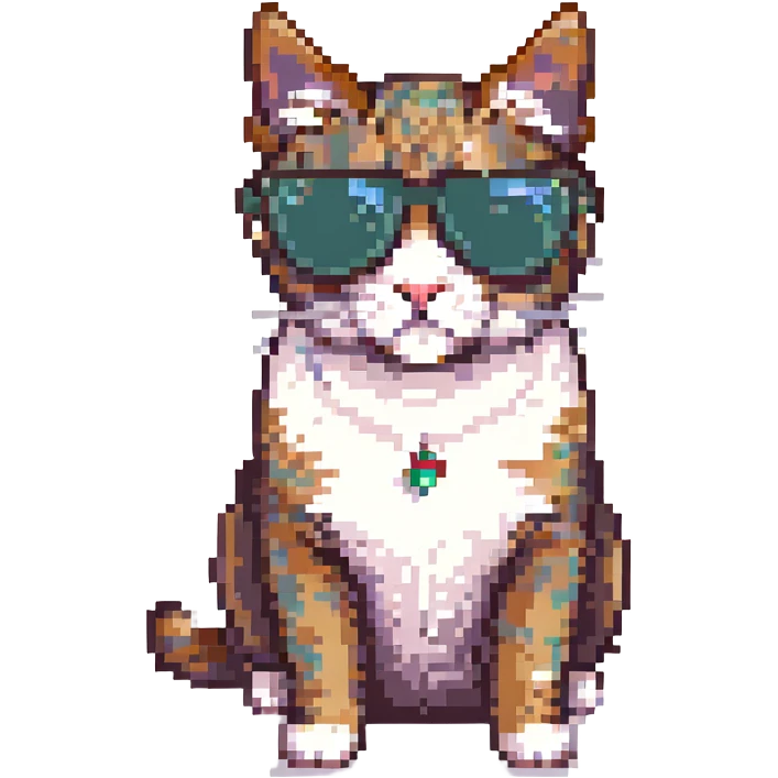 cat wearing sunglasses emoji