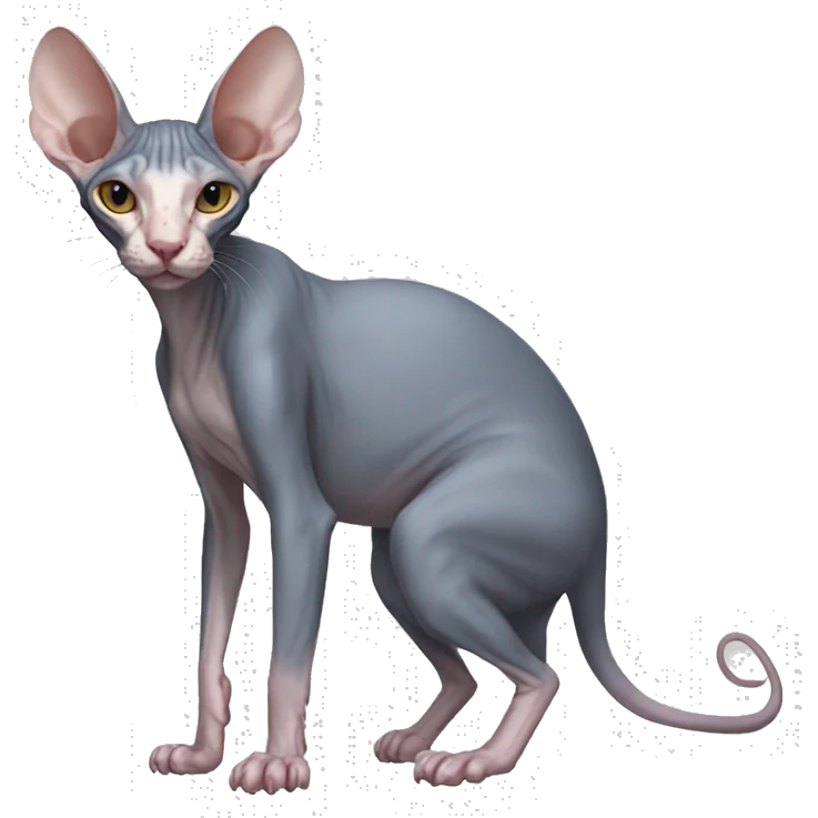 Sphynx-Rat-Mouse-Hybrid full body emoji