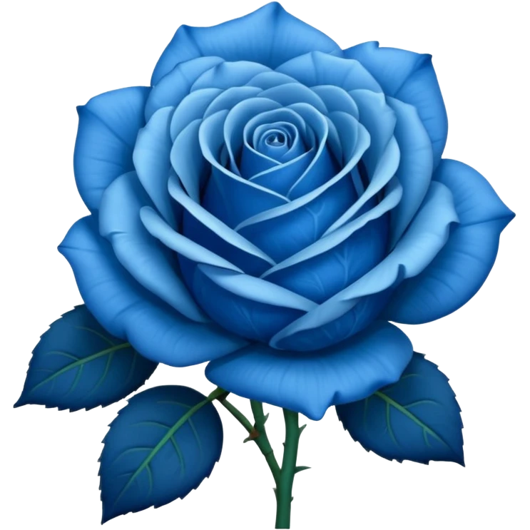 i need this type of blue flower  🌹  but the red prt should be blue emoji