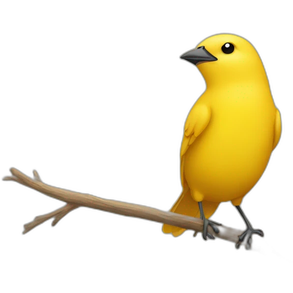 yellow bird emoji