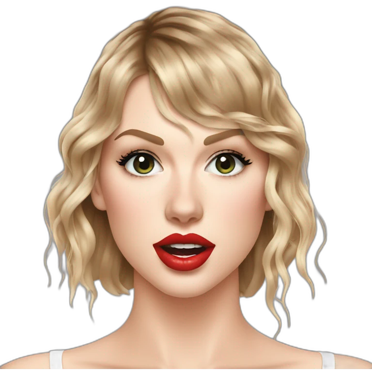 taylor-swift-selfie-milk-on-face-dripping emoji