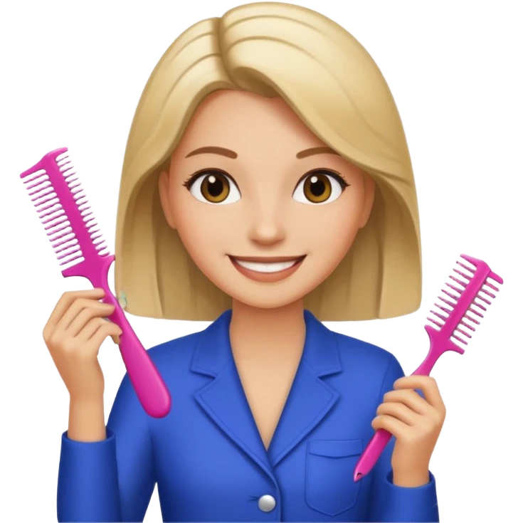 Salon owner a girl emoji