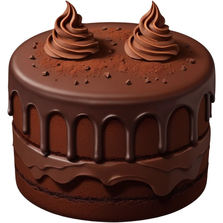 Chocolate cake emoji