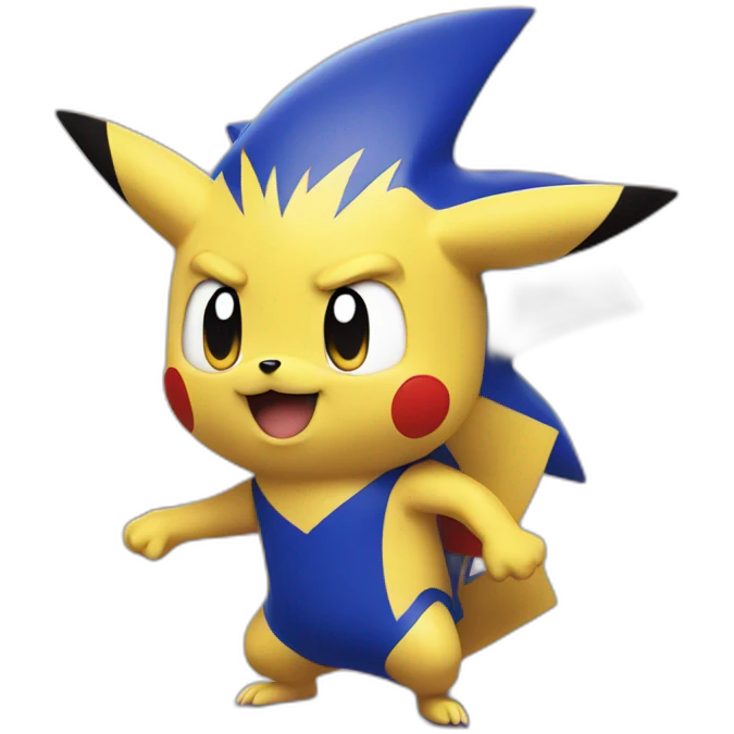 Sonic pikachu emoji