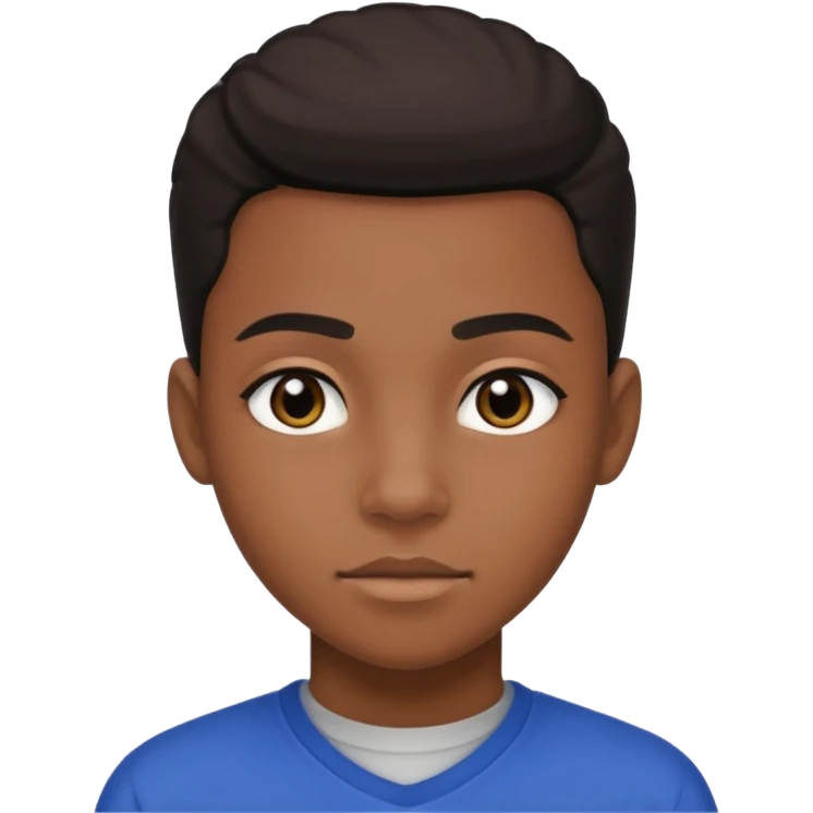 American black highschool student emoji