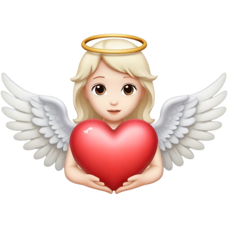 heart with angel wings emoji