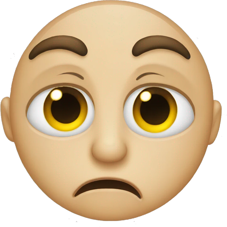 tired eye emoji