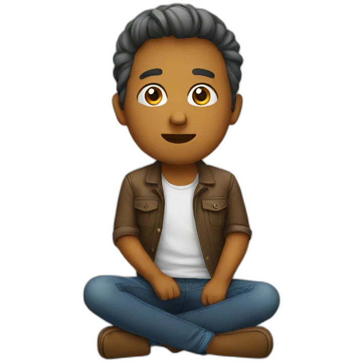 sitting emoji