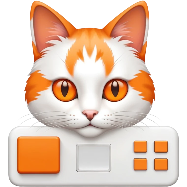 Cat turns on iOS switch emoji