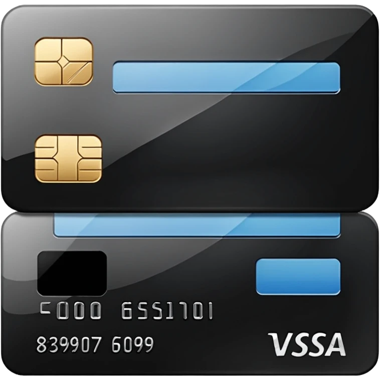 black credit card, no text emoji