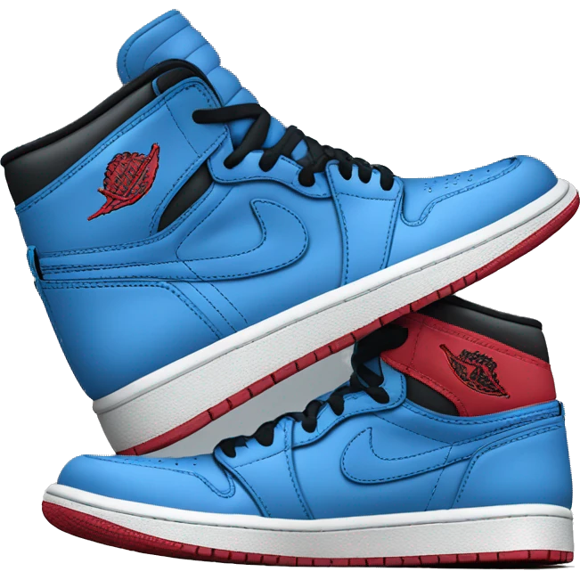 jordan 1 blue emoji