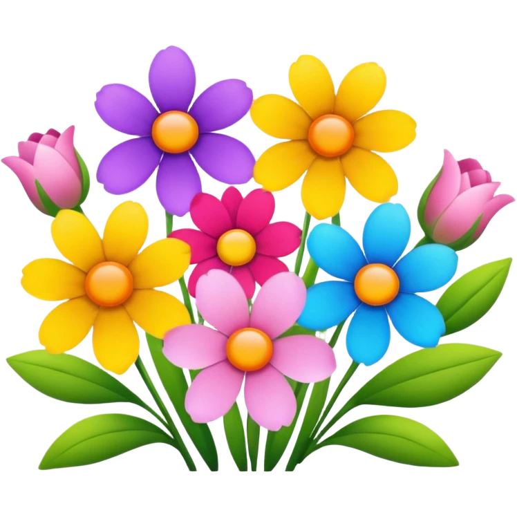 spring flowers emoji