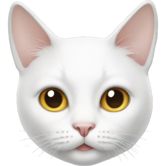 White cat emoji