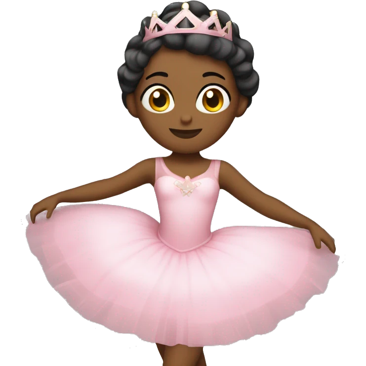 Pink ballerina princess  emoji