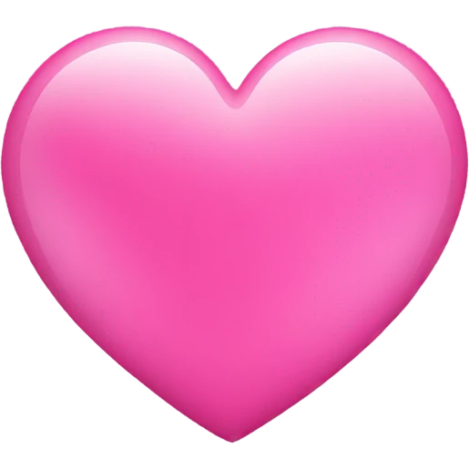 heart pink emoji